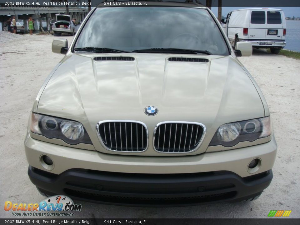 2002 BMW X5 4.4i Pearl Beige Metallic / Beige Photo #2
