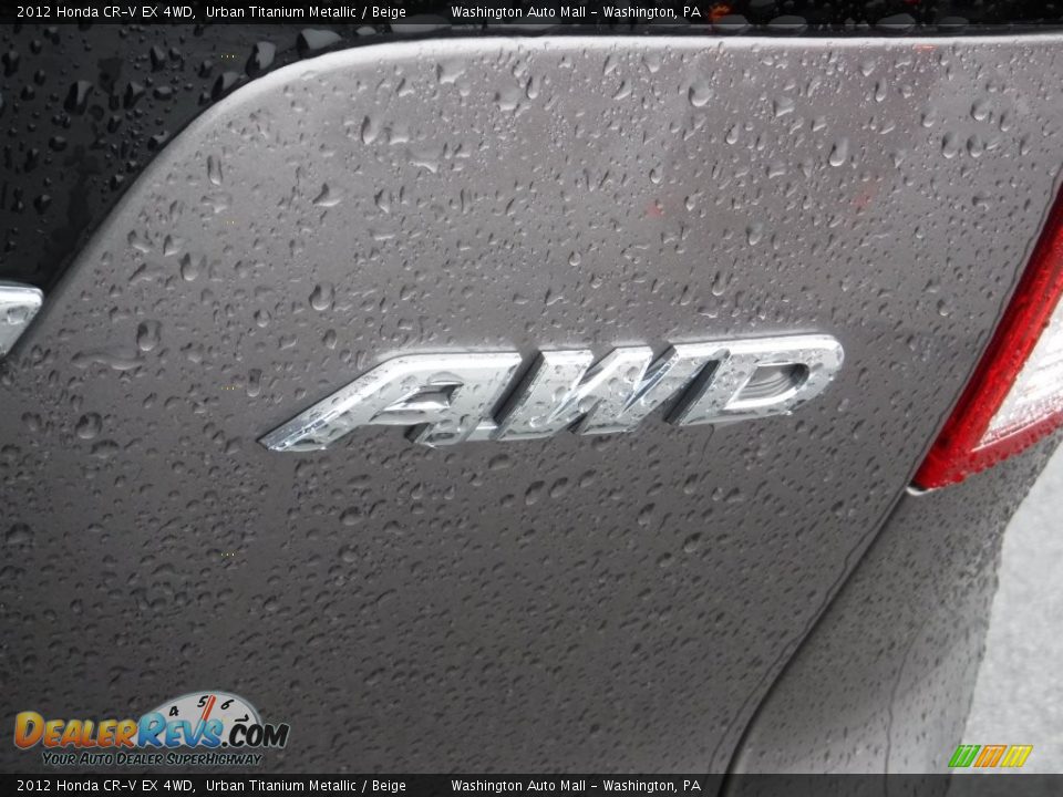 2012 Honda CR-V EX 4WD Urban Titanium Metallic / Beige Photo #9