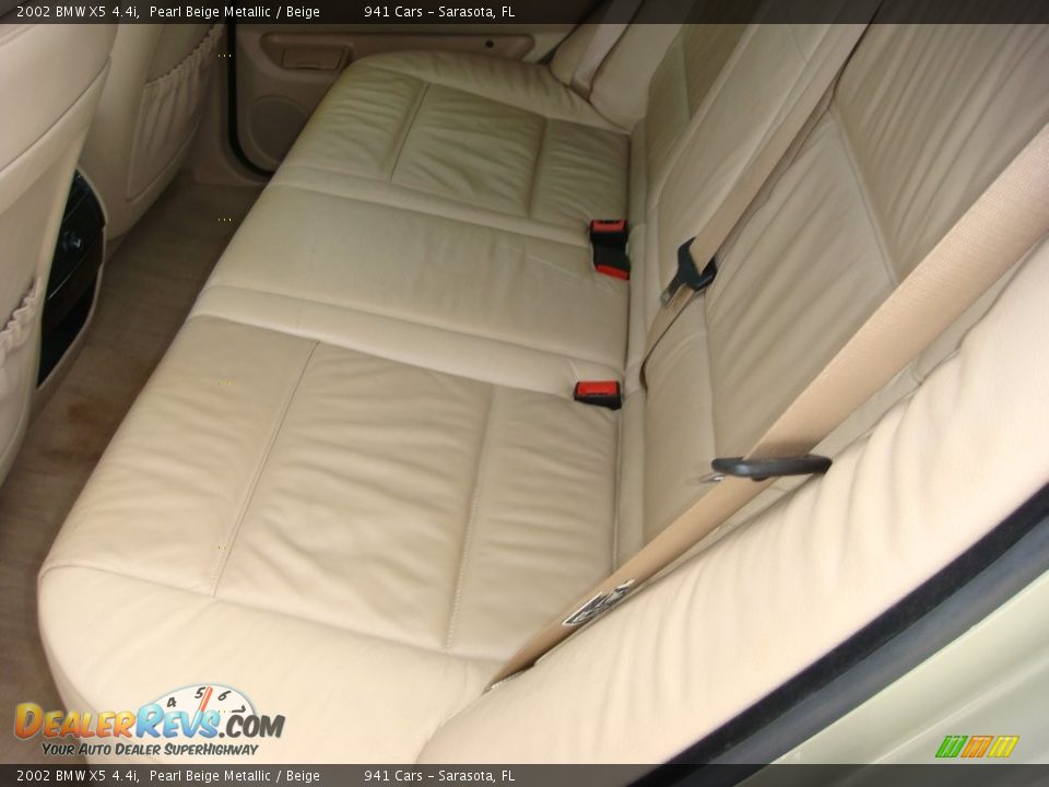 2002 BMW X5 4.4i Pearl Beige Metallic / Beige Photo #15