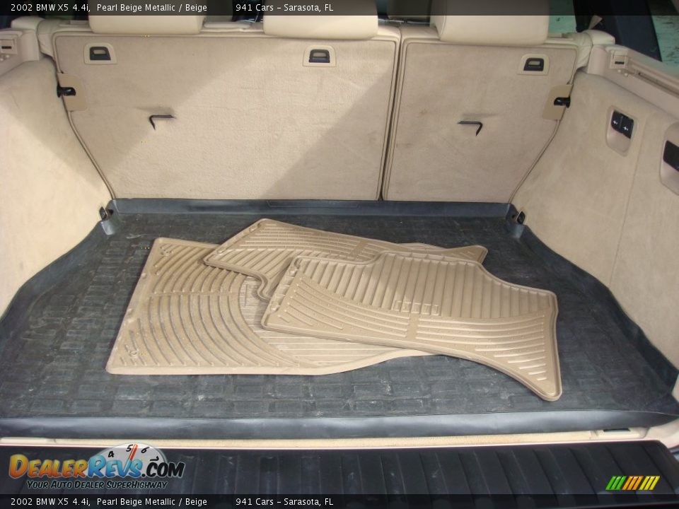 2002 BMW X5 4.4i Pearl Beige Metallic / Beige Photo #16