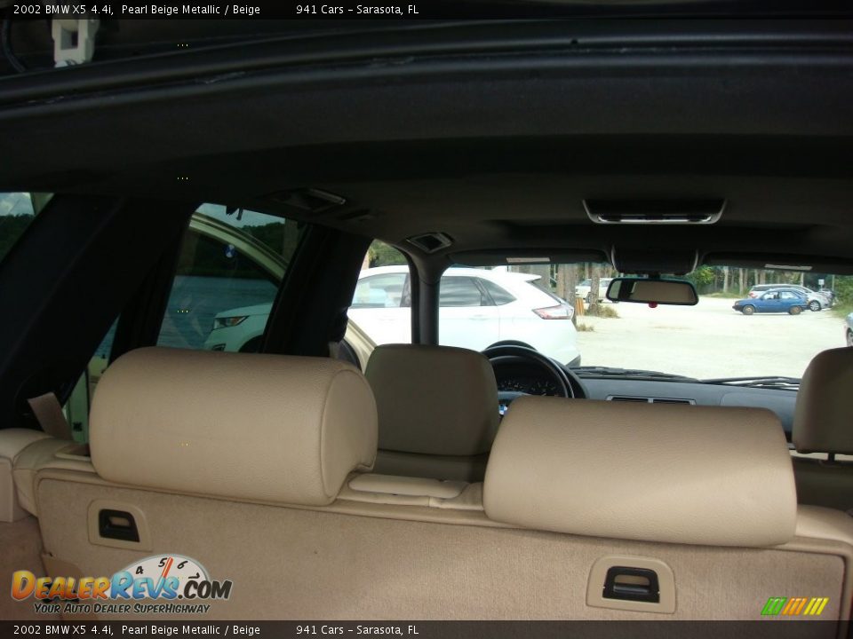 2002 BMW X5 4.4i Pearl Beige Metallic / Beige Photo #18
