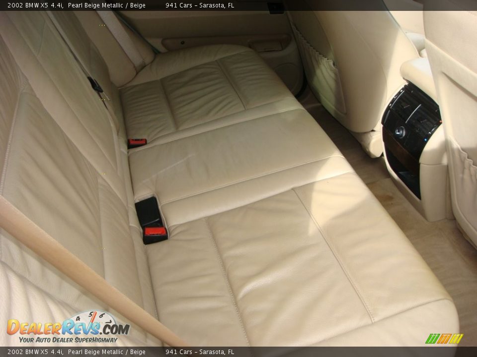 2002 BMW X5 4.4i Pearl Beige Metallic / Beige Photo #19