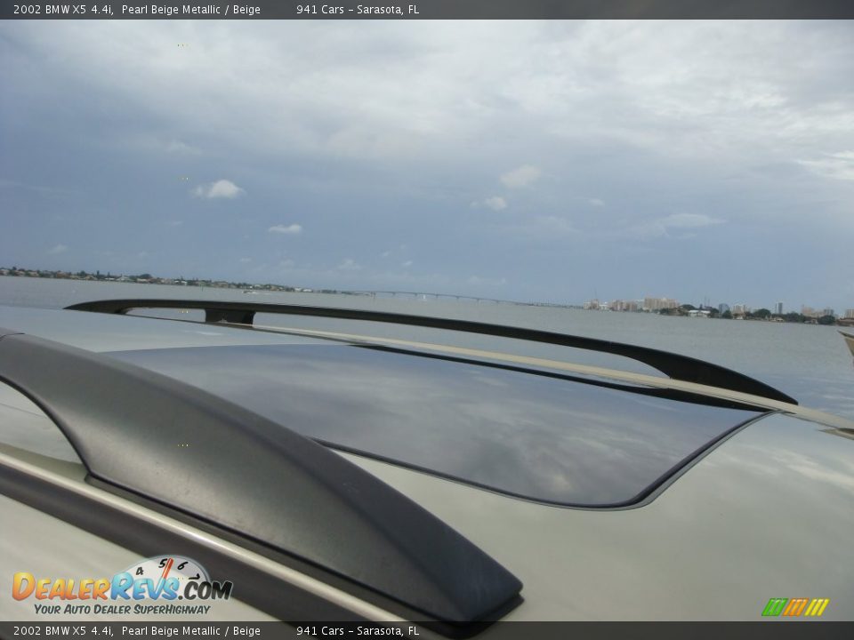 2002 BMW X5 4.4i Pearl Beige Metallic / Beige Photo #23