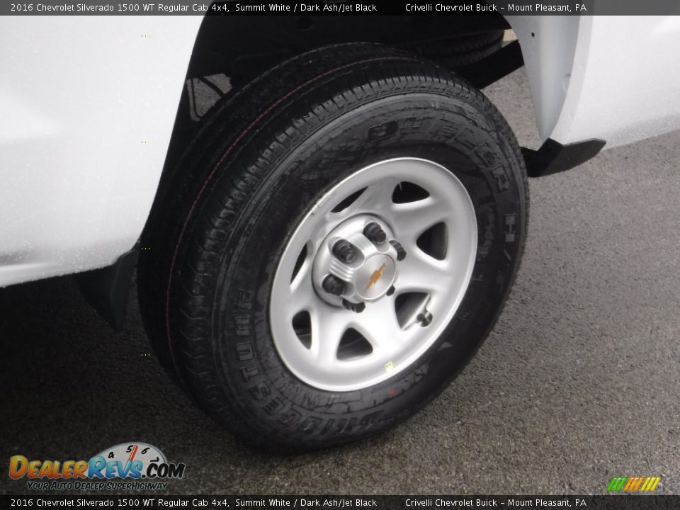 2016 Chevrolet Silverado 1500 WT Regular Cab 4x4 Summit White / Dark Ash/Jet Black Photo #3