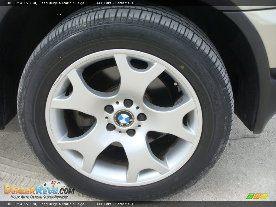 2002 BMW X5 4.4i Pearl Beige Metallic / Beige Photo #24