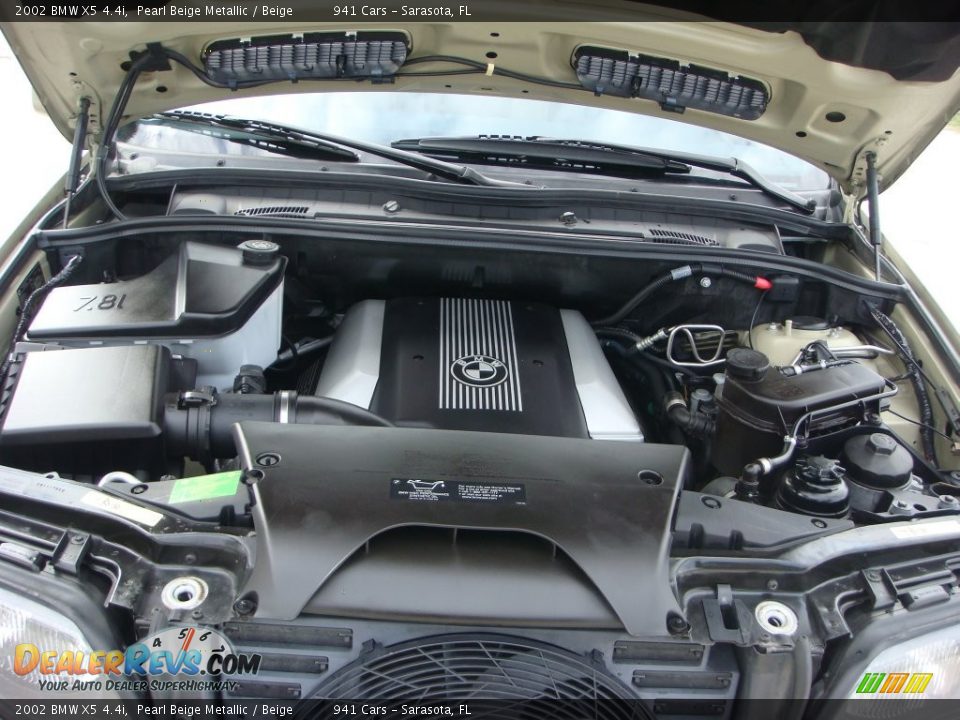 2002 BMW X5 4.4i Pearl Beige Metallic / Beige Photo #27
