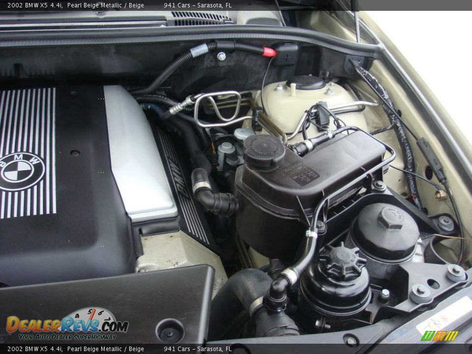2002 BMW X5 4.4i Pearl Beige Metallic / Beige Photo #29