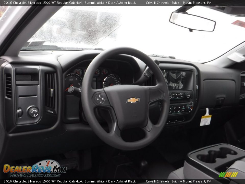 2016 Chevrolet Silverado 1500 WT Regular Cab 4x4 Summit White / Dark Ash/Jet Black Photo #10