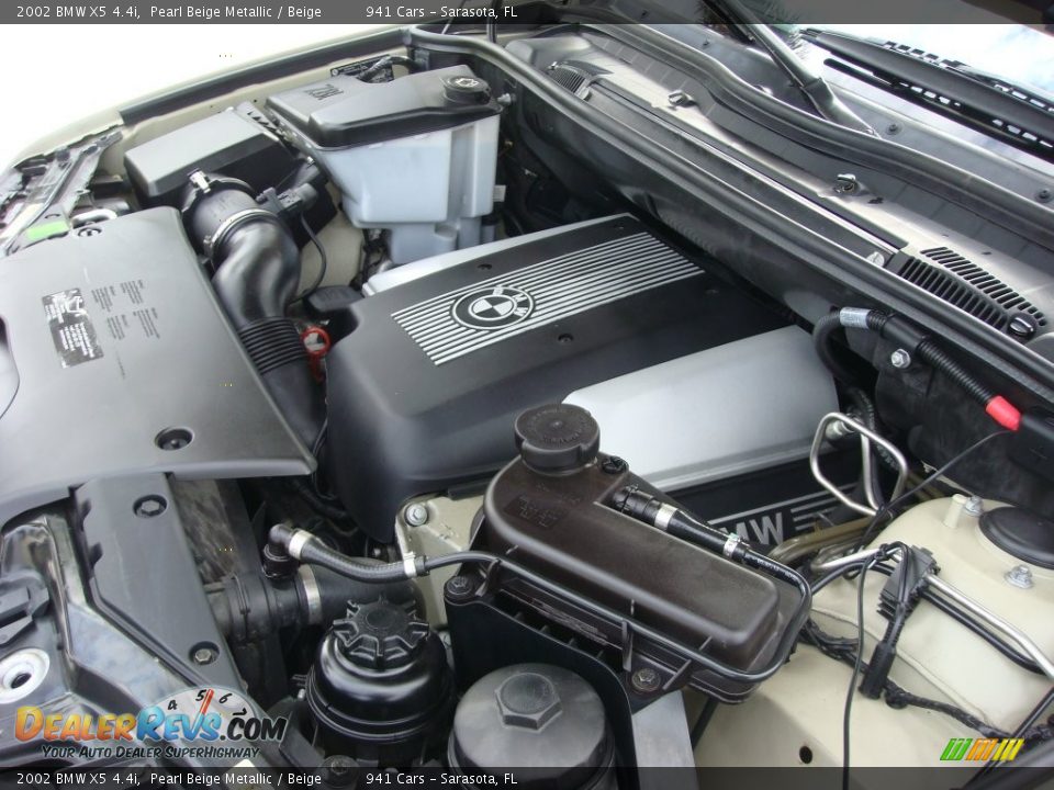 2002 BMW X5 4.4i Pearl Beige Metallic / Beige Photo #30