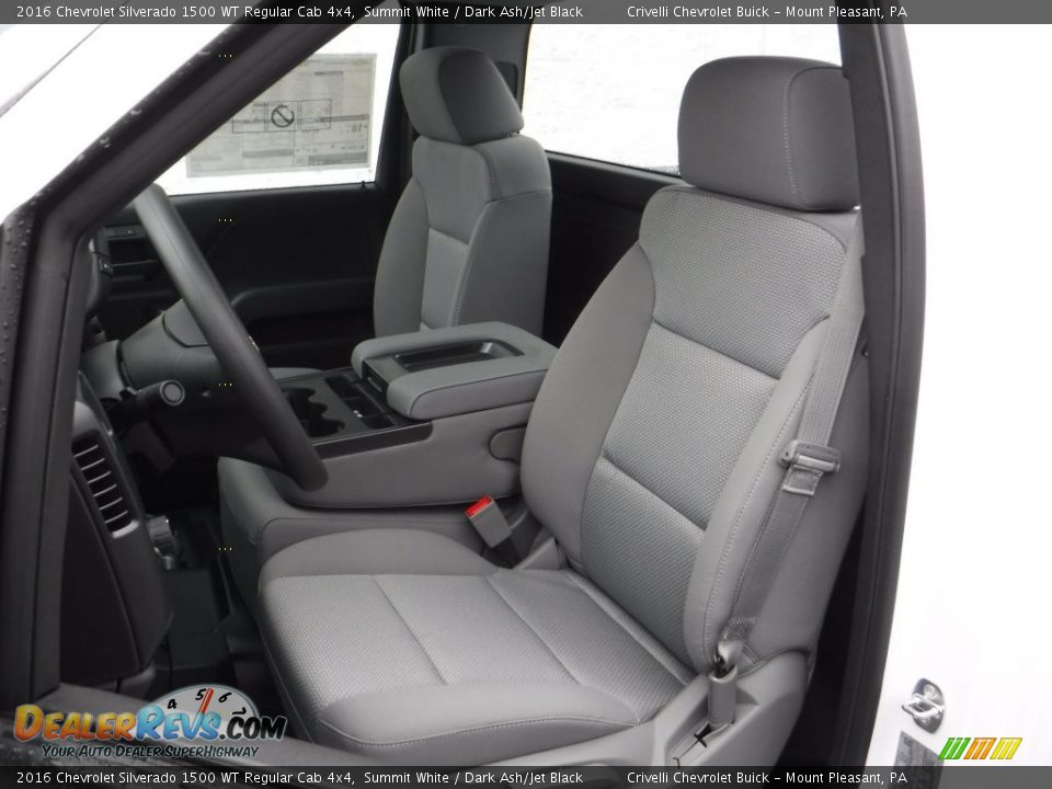 2016 Chevrolet Silverado 1500 WT Regular Cab 4x4 Summit White / Dark Ash/Jet Black Photo #12