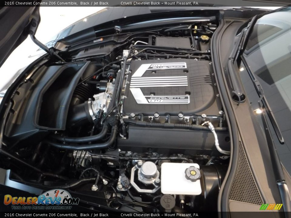 2016 Chevrolet Corvette Z06 Convertible 6.2 Liter Supercharged DI OHV 16-Valve VVT V8 Engine Photo #12