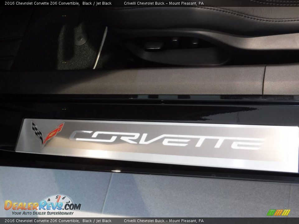 2016 Chevrolet Corvette Z06 Convertible Black / Jet Black Photo #24