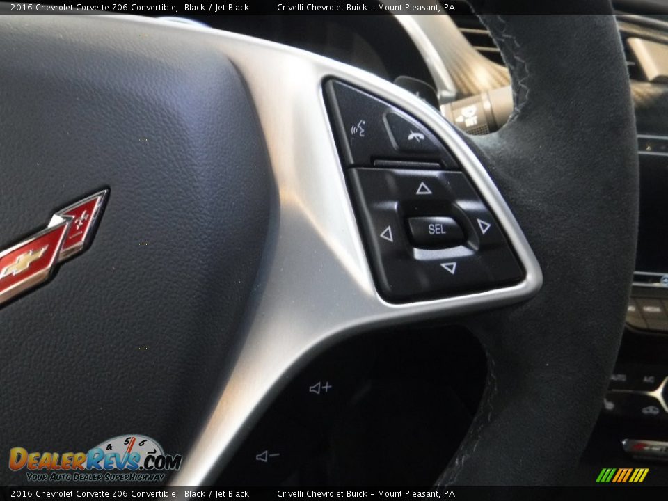 2016 Chevrolet Corvette Z06 Convertible Black / Jet Black Photo #35