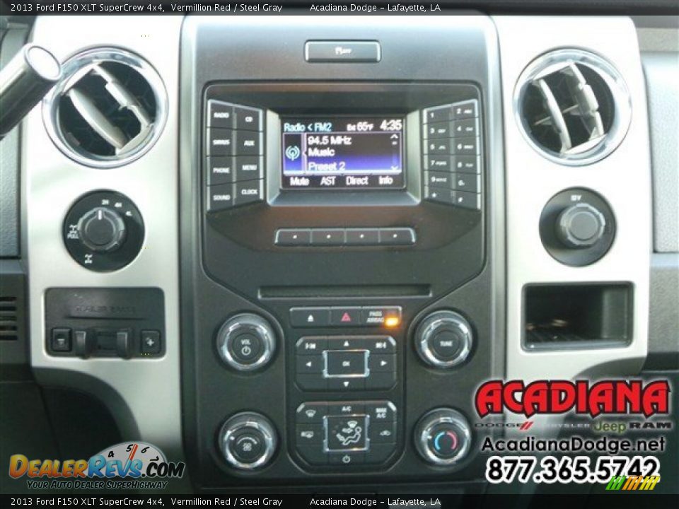 2013 Ford F150 XLT SuperCrew 4x4 Vermillion Red / Steel Gray Photo #18
