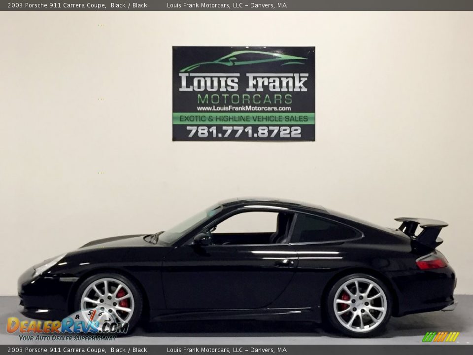 2003 Porsche 911 Carrera Coupe Black / Black Photo #1