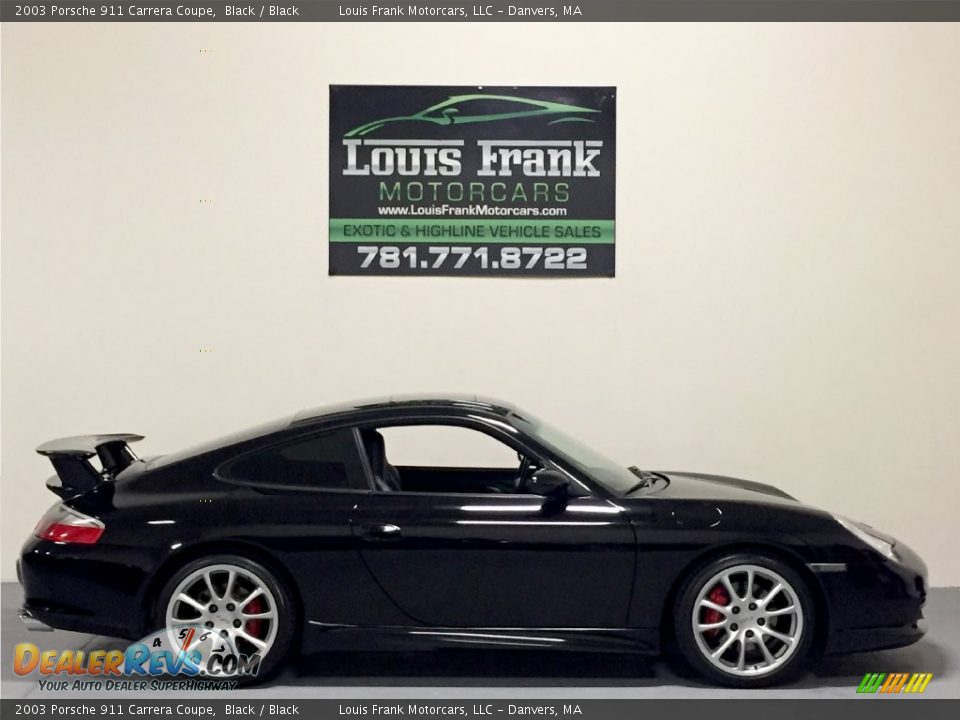 2003 Porsche 911 Carrera Coupe Black / Black Photo #6