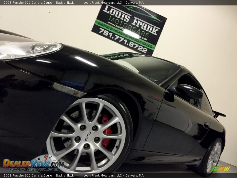 2003 Porsche 911 Carrera Coupe Black / Black Photo #17