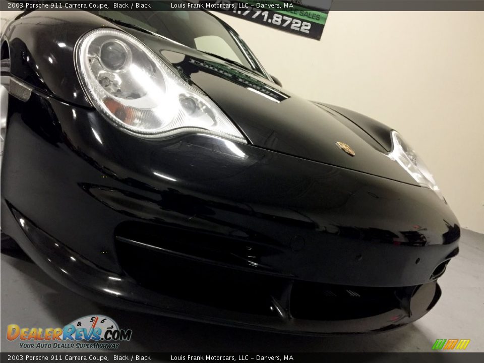 2003 Porsche 911 Carrera Coupe Black / Black Photo #23