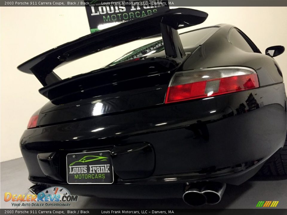 2003 Porsche 911 Carrera Coupe Black / Black Photo #24