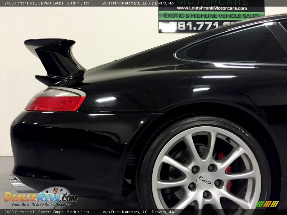 2003 Porsche 911 Carrera Coupe Black / Black Photo #32