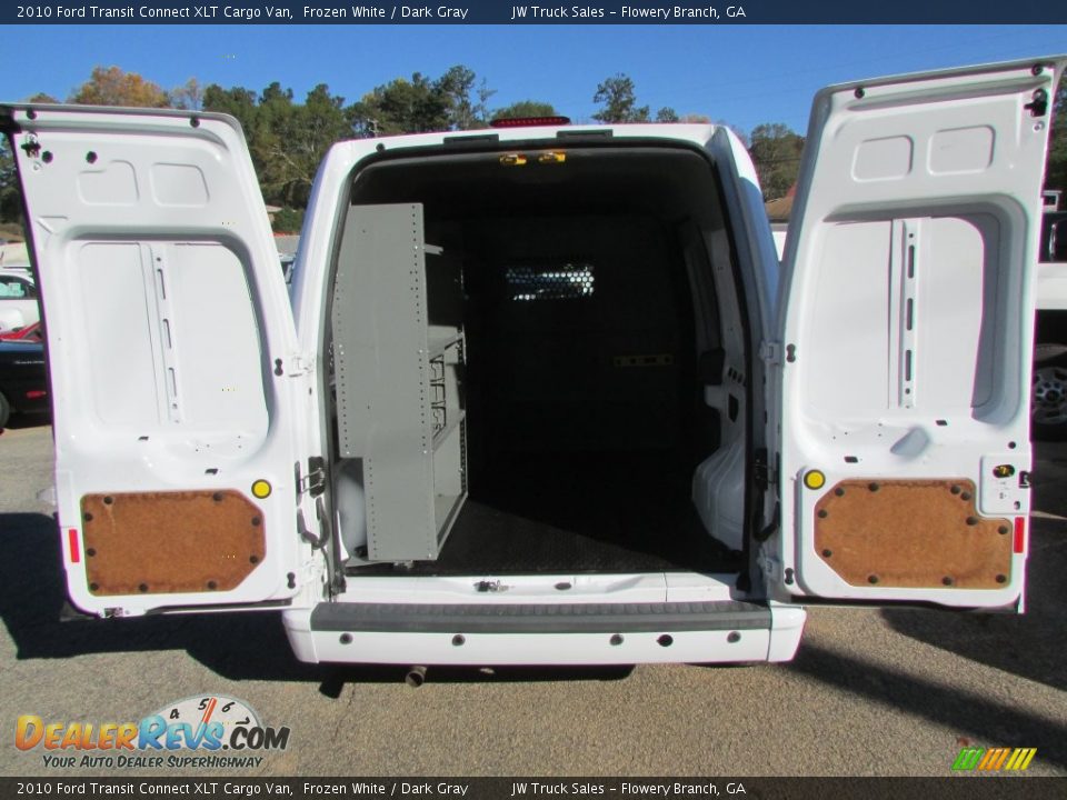 2010 Ford Transit Connect XLT Cargo Van Frozen White / Dark Gray Photo #10