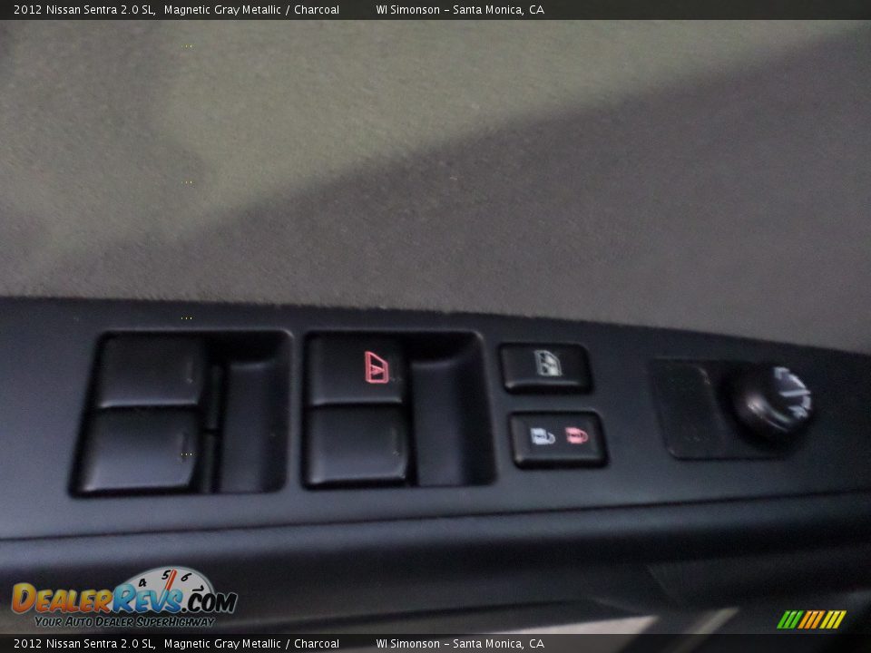 2012 Nissan Sentra 2.0 SL Magnetic Gray Metallic / Charcoal Photo #8