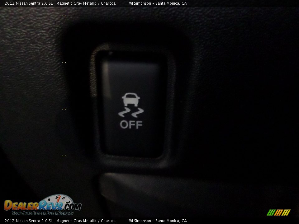 2012 Nissan Sentra 2.0 SL Magnetic Gray Metallic / Charcoal Photo #9