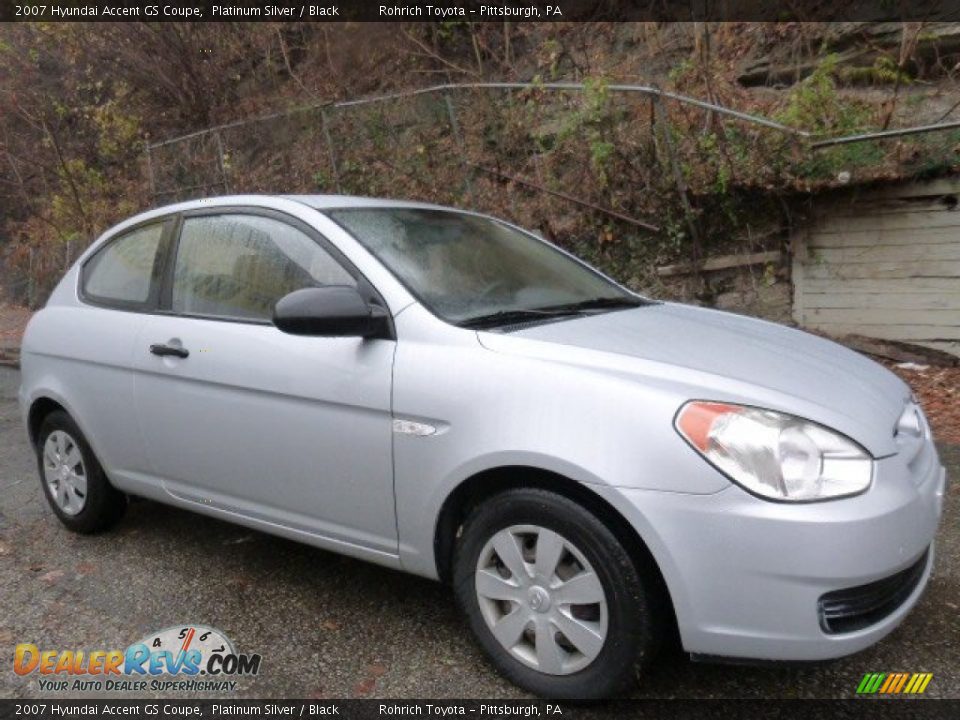 Front 3/4 View of 2007 Hyundai Accent GS Coupe Photo #1