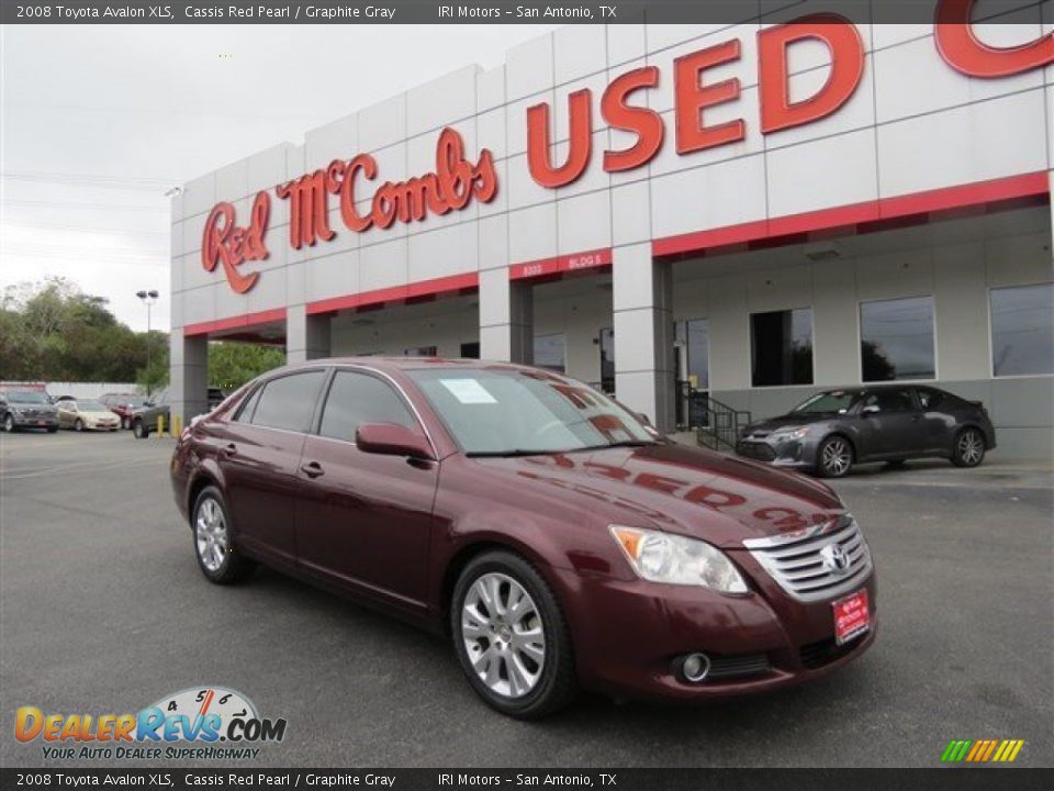 2008 Toyota Avalon XLS Cassis Red Pearl / Graphite Gray Photo #2