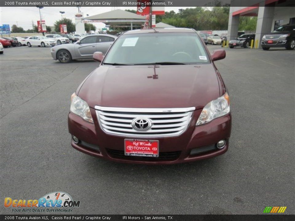 2008 Toyota Avalon XLS Cassis Red Pearl / Graphite Gray Photo #3