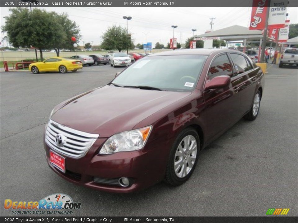 2008 Toyota Avalon XLS Cassis Red Pearl / Graphite Gray Photo #4