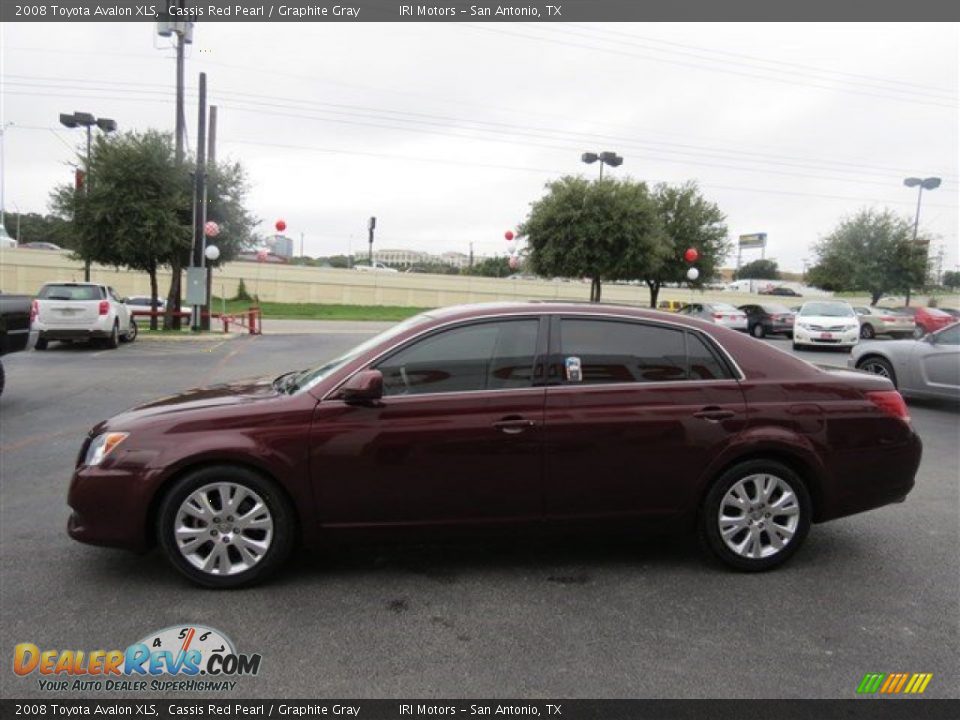 2008 Toyota Avalon XLS Cassis Red Pearl / Graphite Gray Photo #5