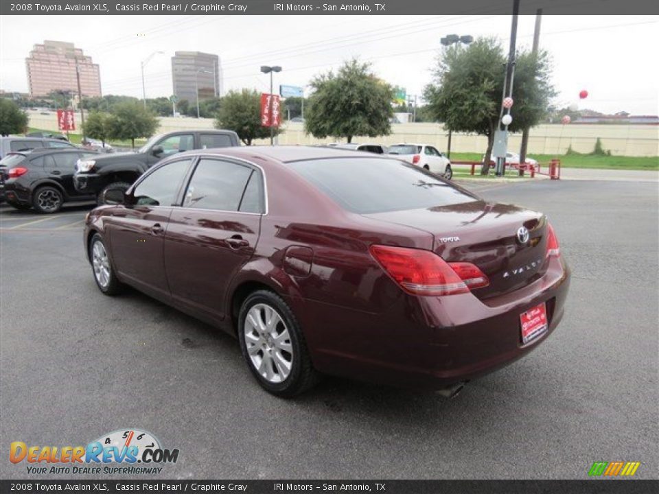 2008 Toyota Avalon XLS Cassis Red Pearl / Graphite Gray Photo #6