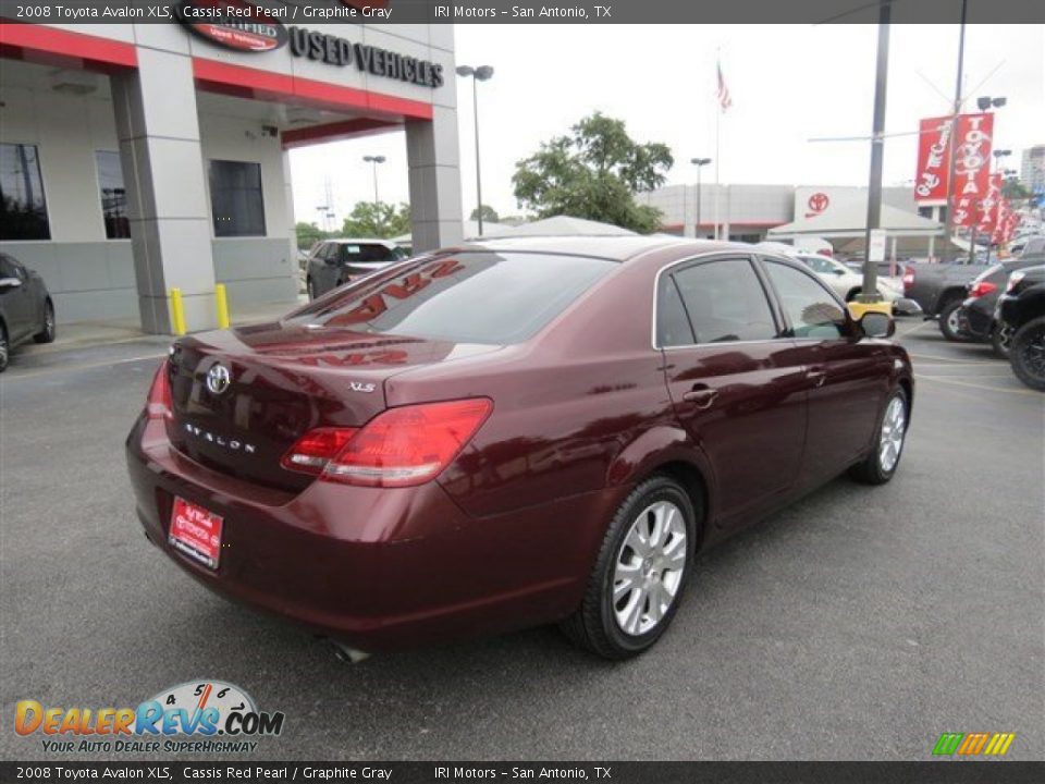 2008 Toyota Avalon XLS Cassis Red Pearl / Graphite Gray Photo #8