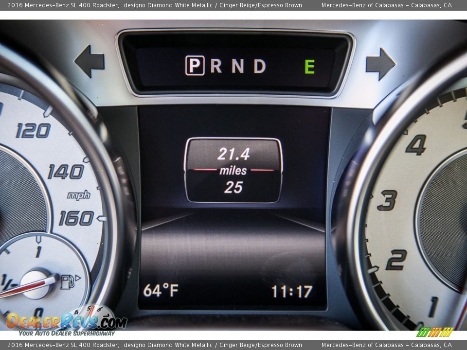 2016 Mercedes-Benz SL 400 Roadster designo Diamond White Metallic / Ginger Beige/Espresso Brown Photo #5