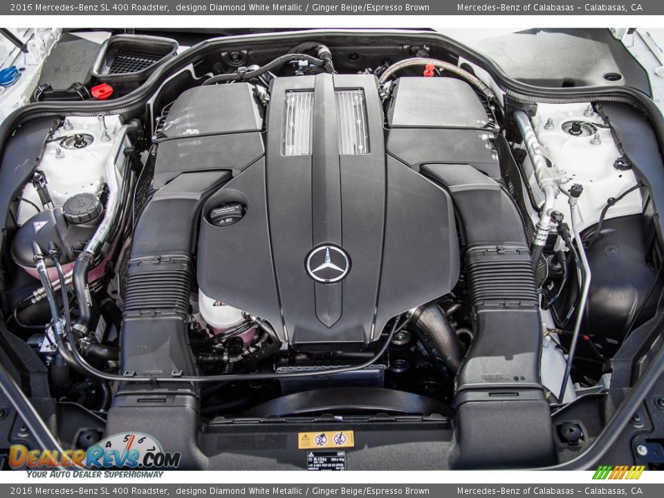 2016 Mercedes-Benz SL 400 Roadster 3.0 Liter DI biturbo DOHC 24-Valve VVT V6 Engine Photo #8