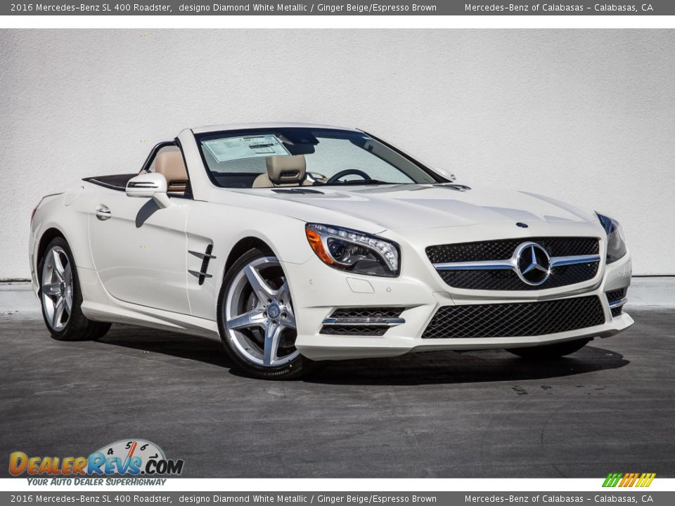 Front 3/4 View of 2016 Mercedes-Benz SL 400 Roadster Photo #11