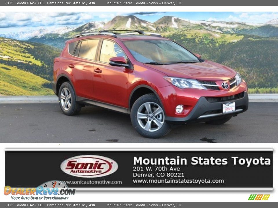 2015 Toyota RAV4 XLE Barcelona Red Metallic / Ash Photo #1