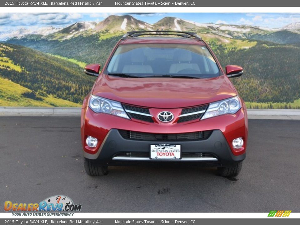 2015 Toyota RAV4 XLE Barcelona Red Metallic / Ash Photo #2