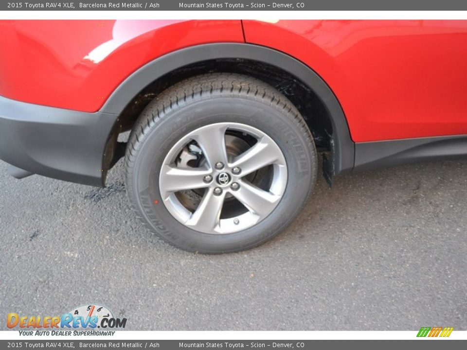2015 Toyota RAV4 XLE Barcelona Red Metallic / Ash Photo #9