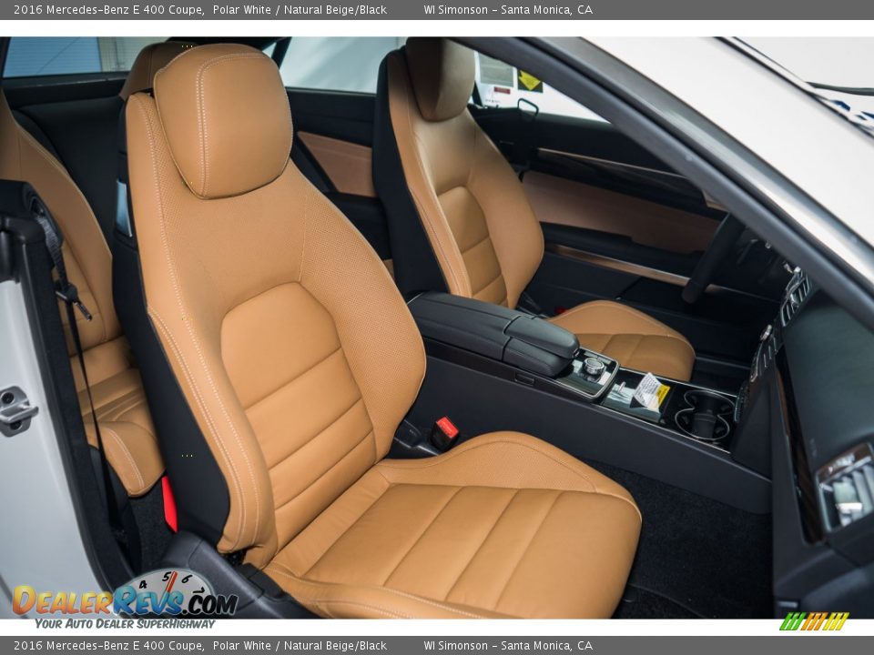 2016 Mercedes-Benz E 400 Coupe Polar White / Natural Beige/Black Photo #2