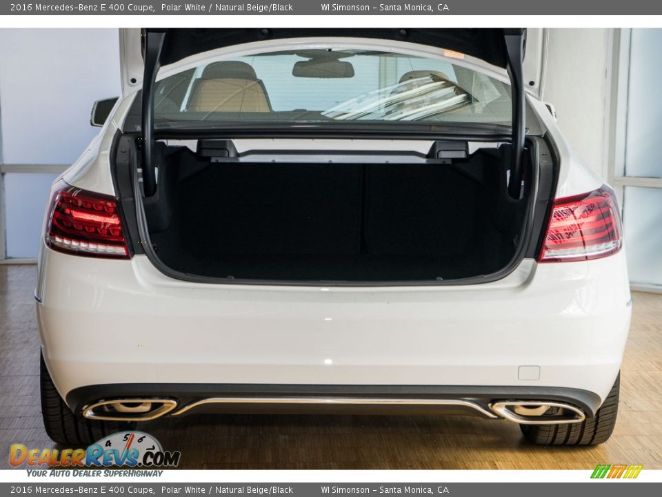 2016 Mercedes-Benz E 400 Coupe Polar White / Natural Beige/Black Photo #5