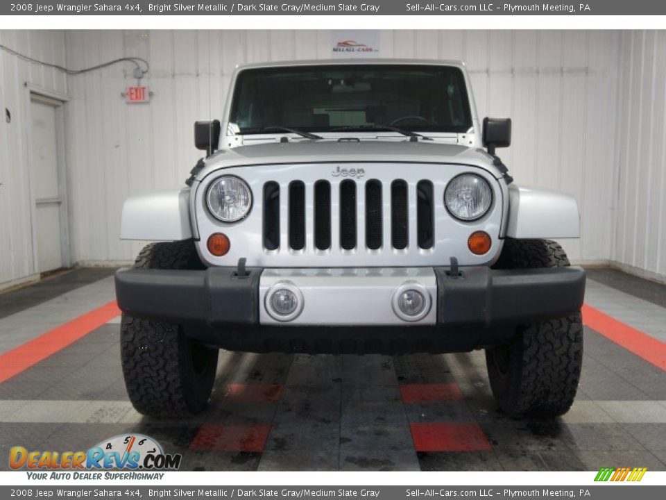 2008 Jeep Wrangler Sahara 4x4 Bright Silver Metallic / Dark Slate Gray/Medium Slate Gray Photo #4