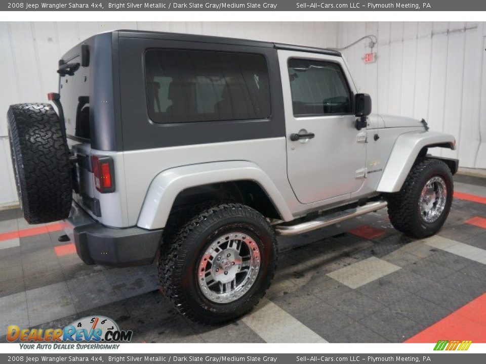 2008 Jeep Wrangler Sahara 4x4 Bright Silver Metallic / Dark Slate Gray/Medium Slate Gray Photo #7