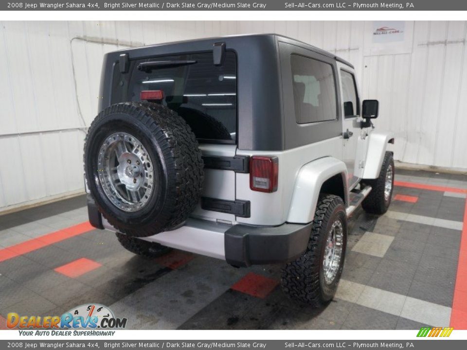 2008 Jeep Wrangler Sahara 4x4 Bright Silver Metallic / Dark Slate Gray/Medium Slate Gray Photo #8