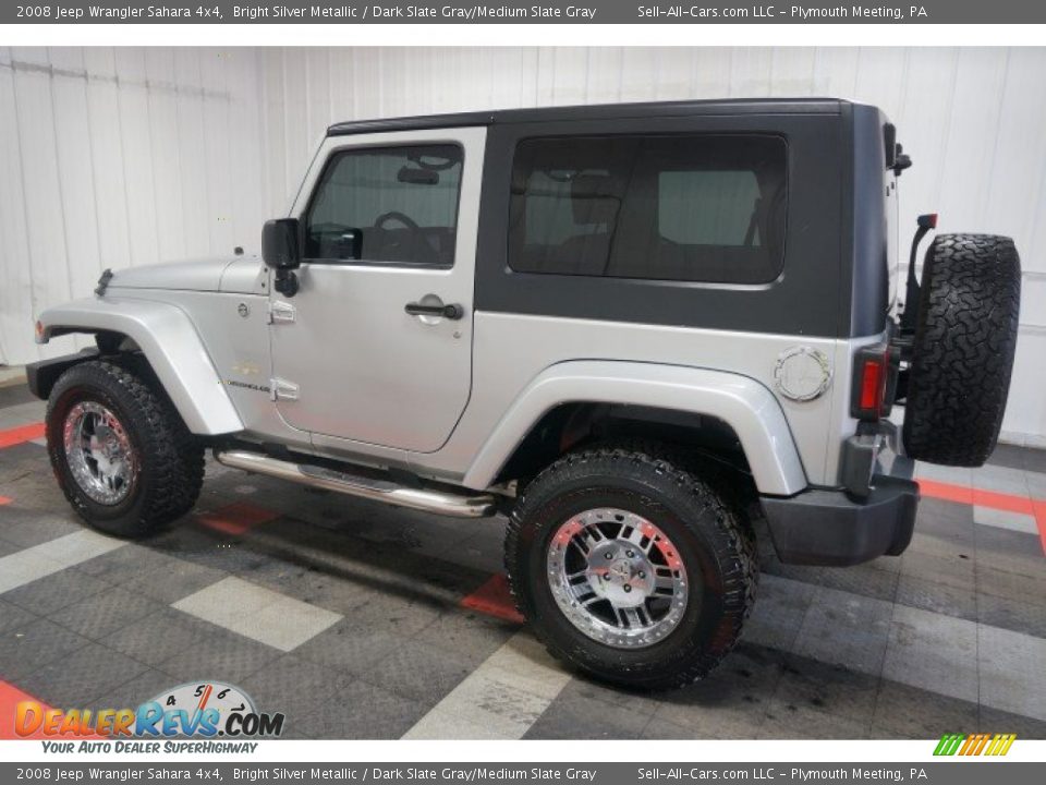 2008 Jeep Wrangler Sahara 4x4 Bright Silver Metallic / Dark Slate Gray/Medium Slate Gray Photo #11