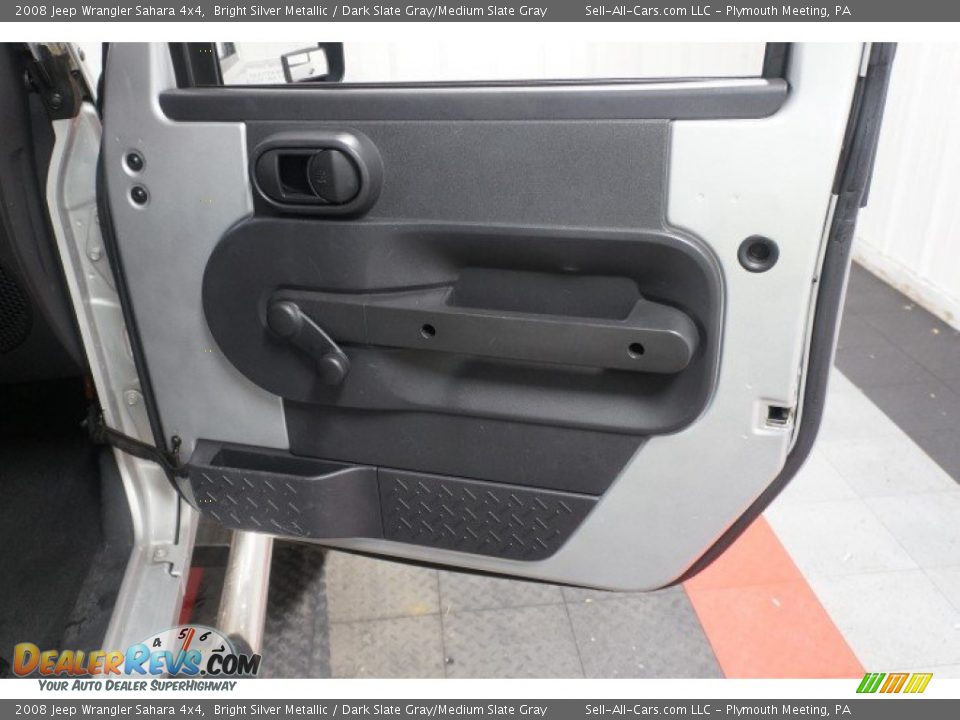 2008 Jeep Wrangler Sahara 4x4 Bright Silver Metallic / Dark Slate Gray/Medium Slate Gray Photo #14