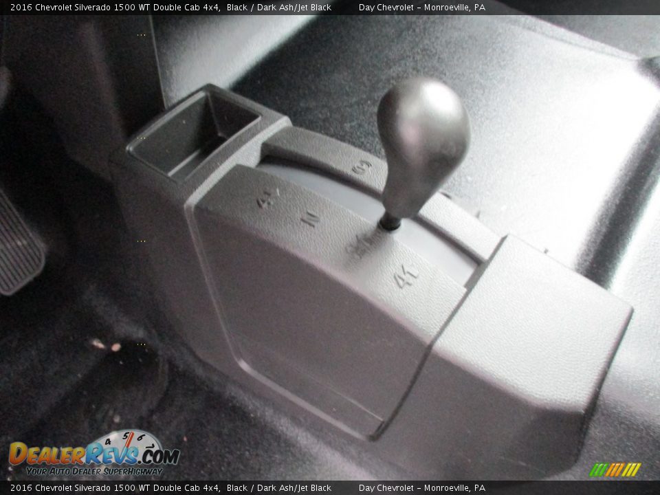2016 Chevrolet Silverado 1500 WT Double Cab 4x4 Black / Dark Ash/Jet Black Photo #14