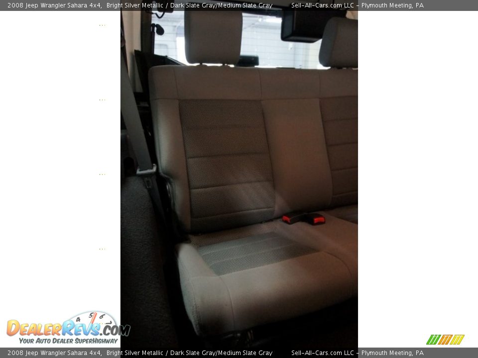 2008 Jeep Wrangler Sahara 4x4 Bright Silver Metallic / Dark Slate Gray/Medium Slate Gray Photo #16