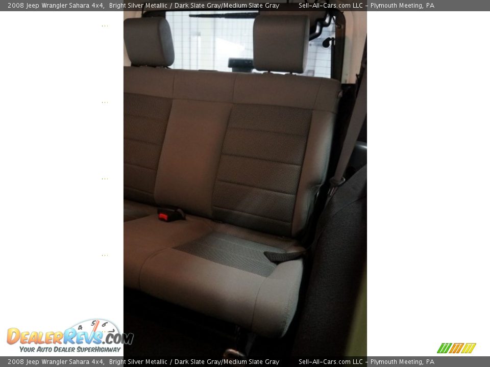 2008 Jeep Wrangler Sahara 4x4 Bright Silver Metallic / Dark Slate Gray/Medium Slate Gray Photo #20